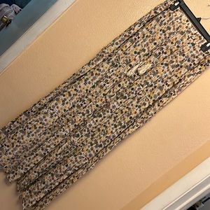 Very long Bohemian skirt